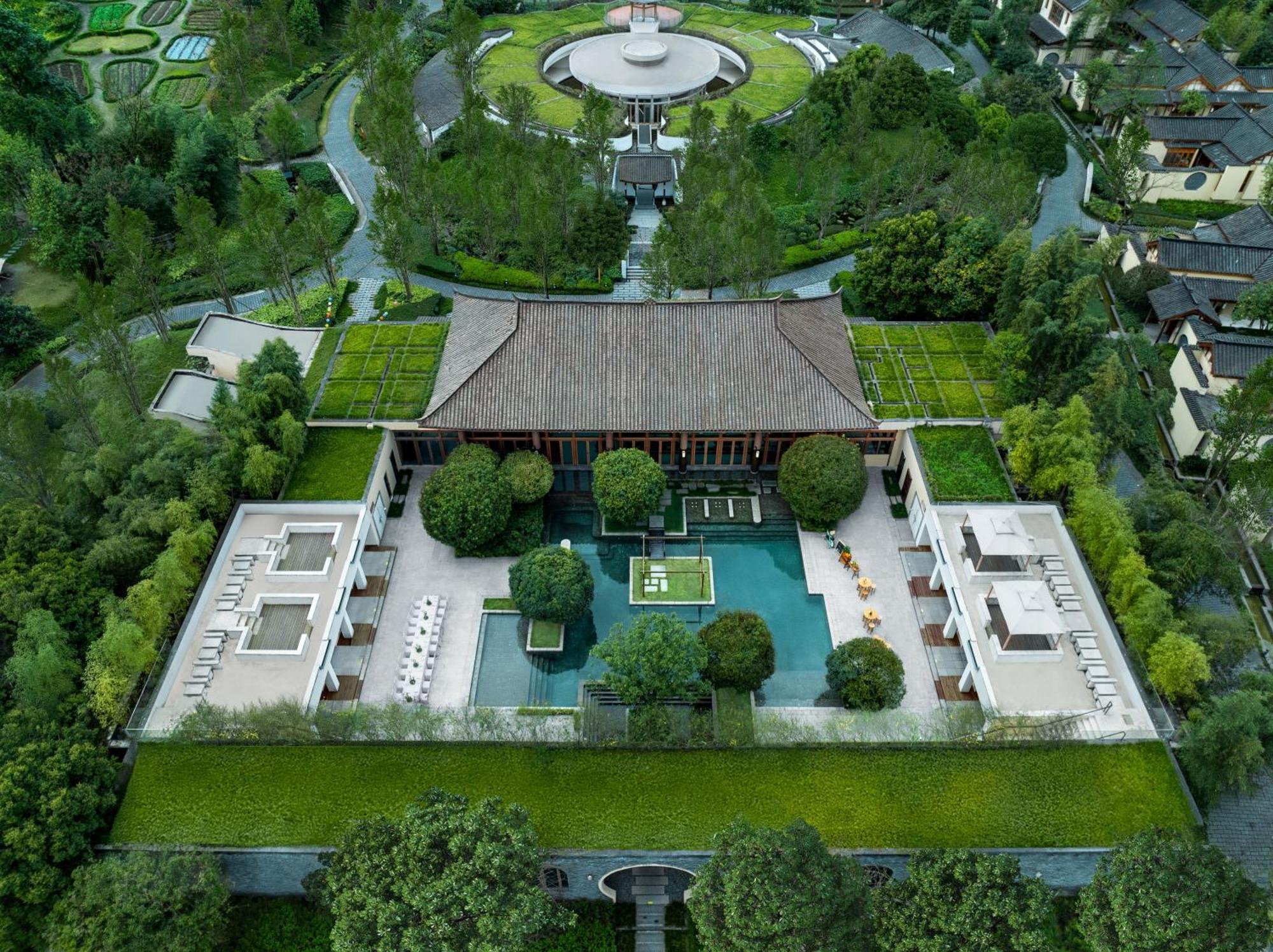 Six Senses Qing Cheng Mountain Hotel Chengdu Exterior photo